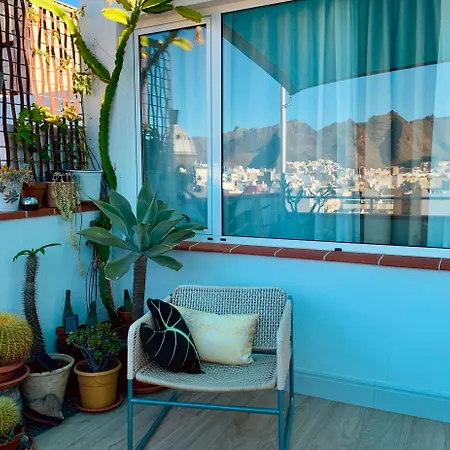 Atico Con Terraza, Vistas Panoramicas Y Parking * Santa Cruz de Tenerife